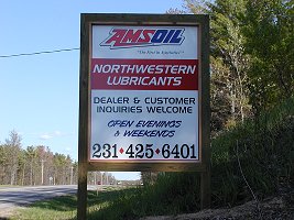 Northwestern Lubricants sign